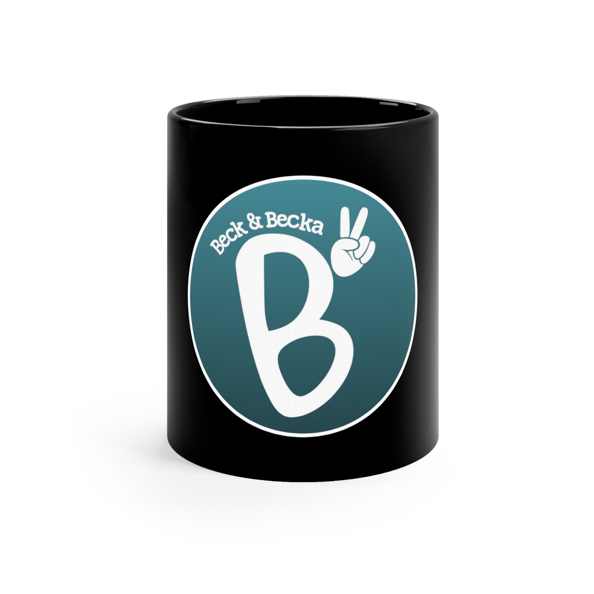 The Beck & Becka Coffee Mug — Black 11oz